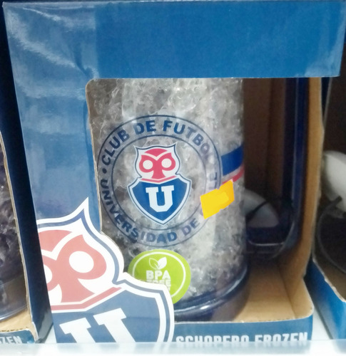 Vaso Shopero Universidad De Chile Plastico Envio Gratis