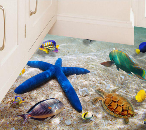 Pegatina Mural Desmontable Lus 3d Para Piso/pared