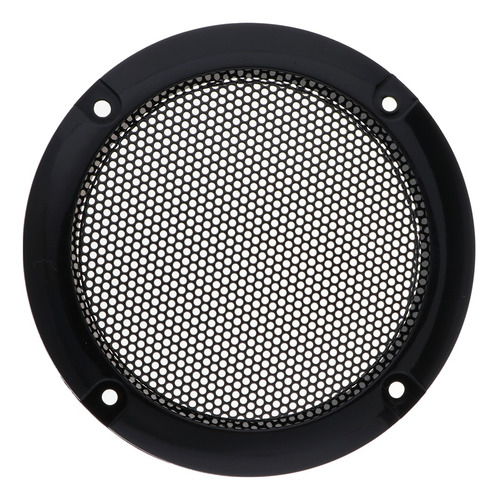 Cubierta De Altavoz Rejilla De Malla Circular Negro