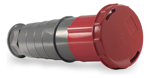 Tomada Industrial 63a 3p+t 6h 380/440v 05167455667- Soprano Cor Vermelho