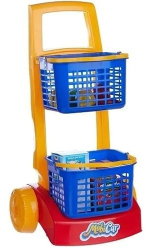 Imagem 1 de 3 de Carrinho Feira Compras No Mercado Com Vários Itens Ref 338