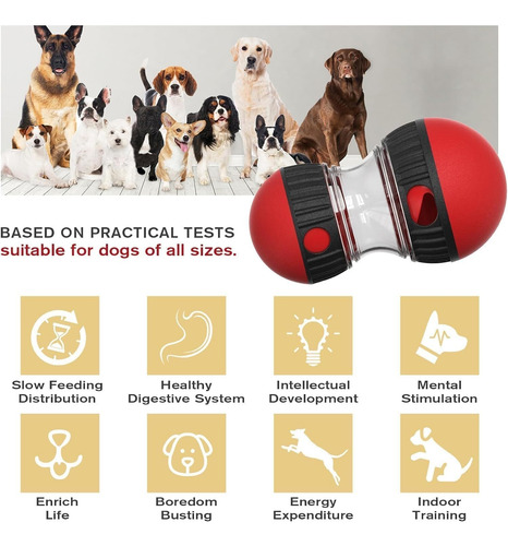 Dispensador De Comida Para Perro, Bolas Comida Alimentación