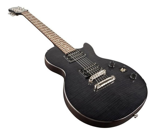 Guitarra eléctrica Epiphone Les Paul Special II Plus Top de arce/caoba transparent black con diapasón de arce