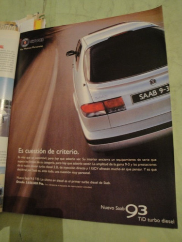 Publicidad Saab 9-3 Tid Año 1998