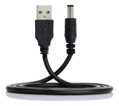 Cable Usb A Ficha Pin 5.5 Mm Apto Para Alimentación 5v 2 Amp