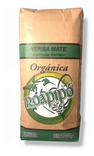 4kg Yerba Mate Roapipó Tradicional Orgánico 4 Envases X 1kg