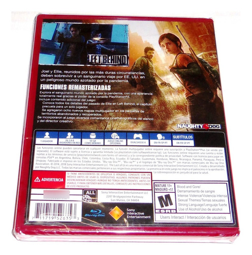 Videojuego The Last Of Us Remasterizado Ps4 Sellado (Usado)