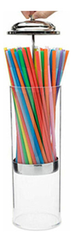 - Contenedor Organizador Pajitas Dispensador Pajitas