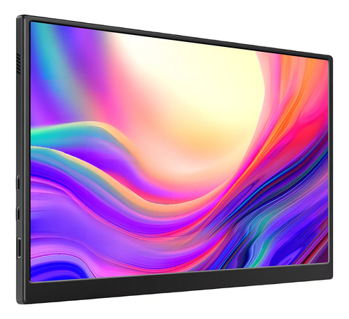 Monitor portátil Full Hd 15.6 compatível com a cor preta HDMI/tipo C