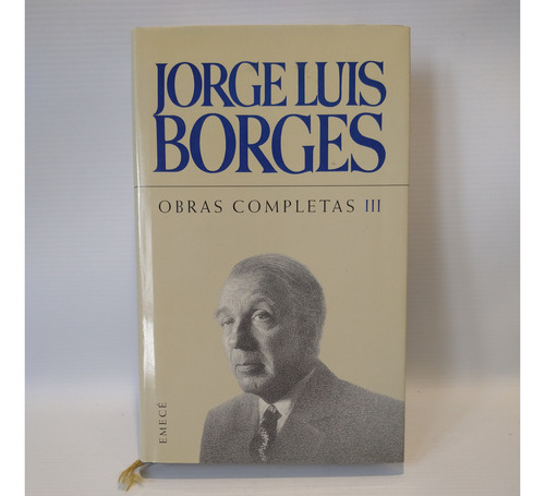 Obras Completas Iii Jorge Luis Borges Emecé