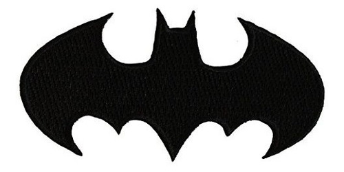 Aplicación Batman Troqueladas Patch Logo Negro