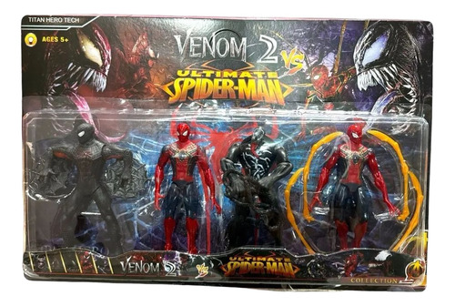 Set De Figuras De Acción Spiderman Y Venom