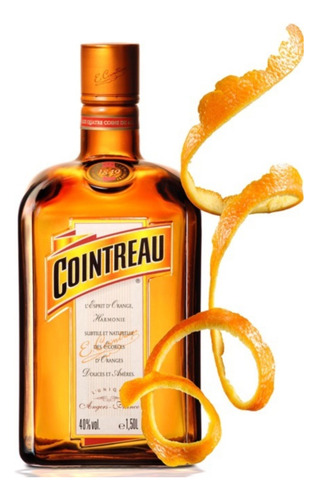 Licor Cointreau L'unique Orange Triple Sec Premium. 700 Ml