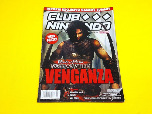 Revista Club Nintendo Prince Of Persia Warrior Año 13 #11