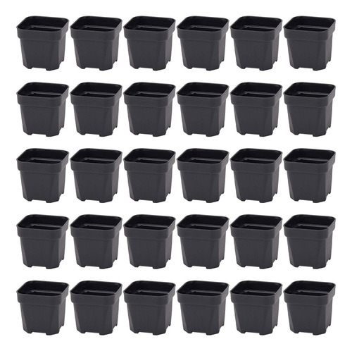 30 Piezas De De Vivería De Con Agujeros 6.5cmx5.4cm Negro