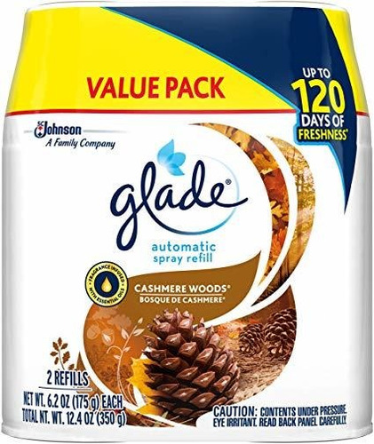 Glade Spray Automático Ambientador De Aire De Recarga, Cache