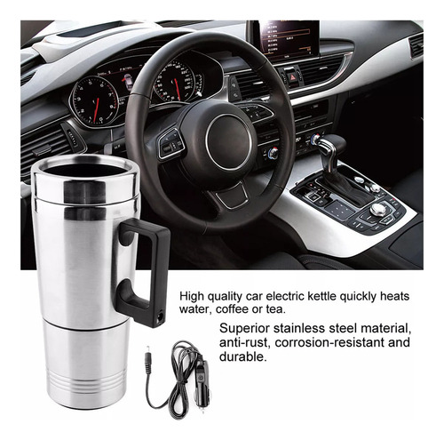 Hj Coche Termo Eléctrico 12v Calefacción Té Café De 350ml