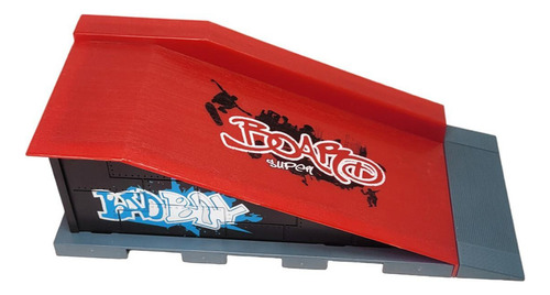 Kit Skate Park Dedo Fingerboard Pista Rampa Y Accesorios