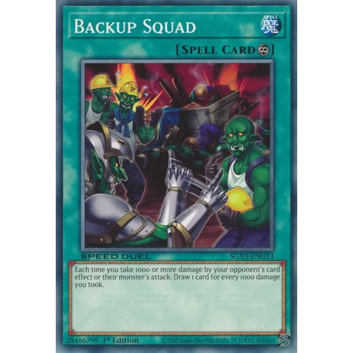 Backup Squad (sgx3-eng13) Yu-gi-oh!