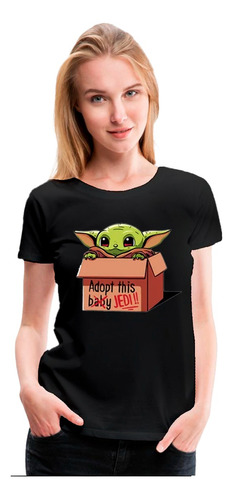 Polera Baby Yoda Box Jedi The Mandalorian Star Wars