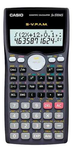 Calculadora Casio Modelo Fx-570ms Negro