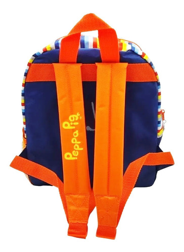 Imagen 2 de 3 de Mochila Peppa Pig Show Time Line Espalda 12 Pulgadas