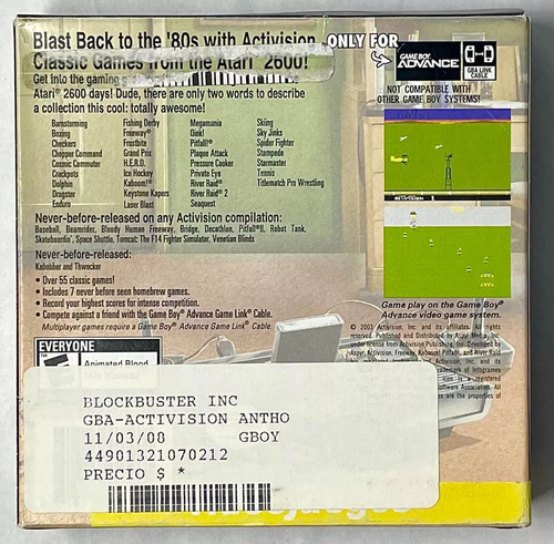 Activision Anthology Nintendo Game Boy Advance Retromx (Usado)