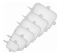 Comprar Set De Tapas Silicona Envases Rectangular X6 Recipientes