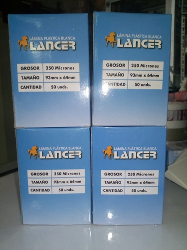Mica Credencial Pip Cedula Blanca 93x64mm 250 Mic