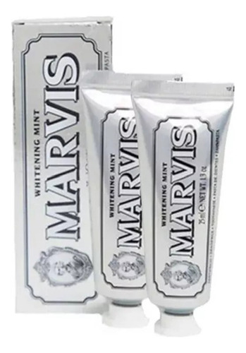 - 2* Varillas Marvis Pasta De Dientes Menta Blanqueadora