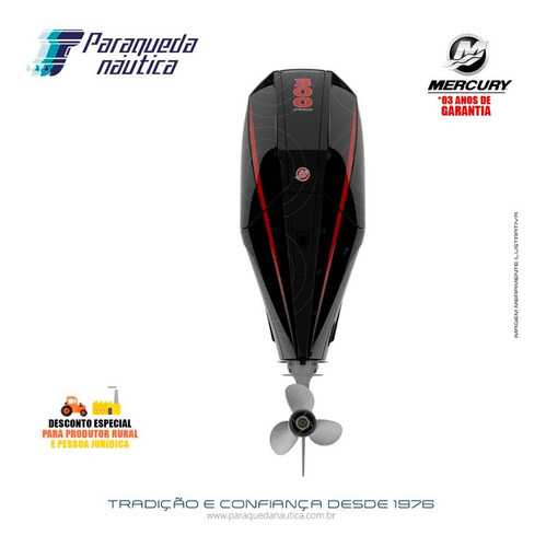 Motor De Popa Mercury 4 Tempos 300hp L V8 Dts Pro Xs
