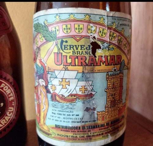 2 Garrafa Vazias Antiga De Coleção Cerveja Caracu E Ultramar (Usado)
