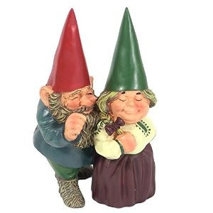 Arnold Y Sara Se Casan 8,5 Pulgadas Gnome Tall Por Sunnydaze