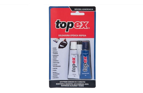 Topex Sold Epóxica Rápida Blister 16gr Pega