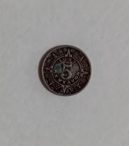 Moneda Mexico 1937 5 Centavos