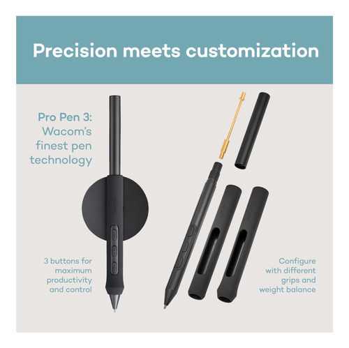 Wacom Intuos Pro Medium Bluetooth Professional Graphic Con