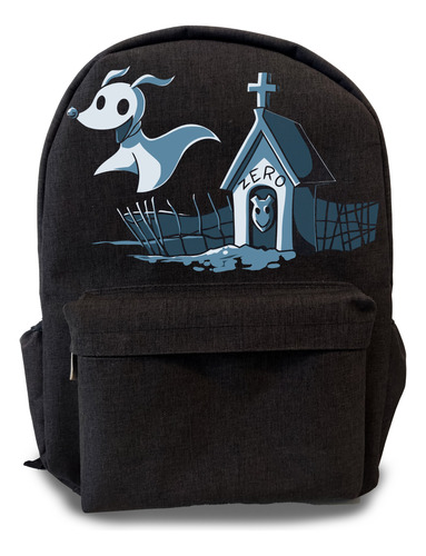 Mochila Negra Unisex Store Jack Skellington Zero Mascota