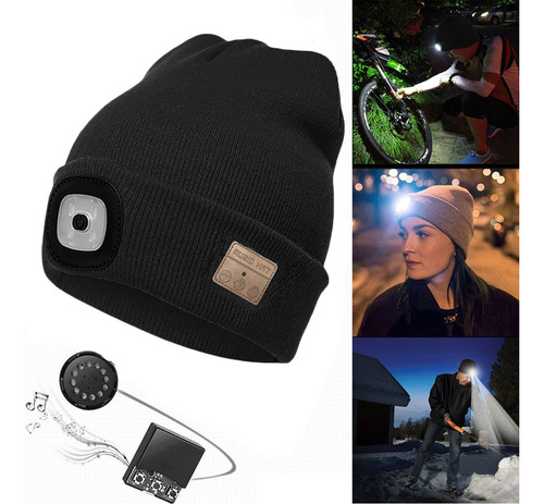 Gorro Bluetooth Sem Fio Para Música Mais Quente