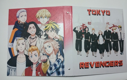 Tokyo Revengers Carpeta Tamaño Carta Con 100 Hojas 