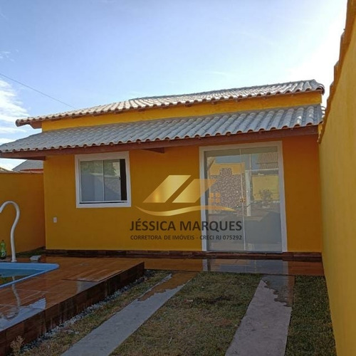 Imagem 3 de 9 de Casa 2 Quartos, Área Gourmet E Piscina Em Unamar - Cf Jmc120
