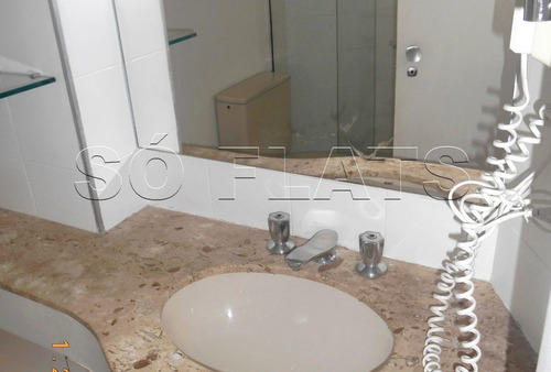 Imagem 13 de 15 de Flat No Itaim Bibi, Proximo A Av. Faria Lima, E A Fmu - Sf25449