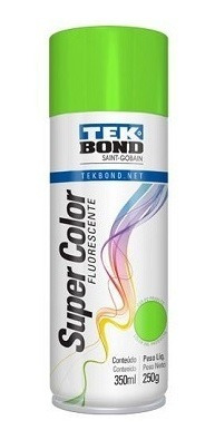 Tinta Spray Vde Fluor 350ml Tekbond