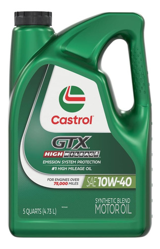 Aceite 10w40 Castrol Semi Sintético Garrafa Grande 5 Litros