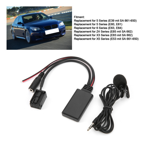 Adaptador Auxiliar Bluetooth Para Bmw Z4 E85 Con Micrófono