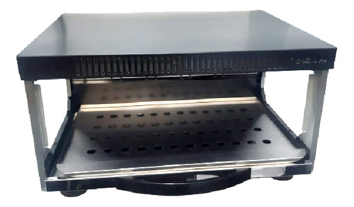Grelha Assadeira Flat Pro7 Espetos Estacionários Cor Prateado 220v