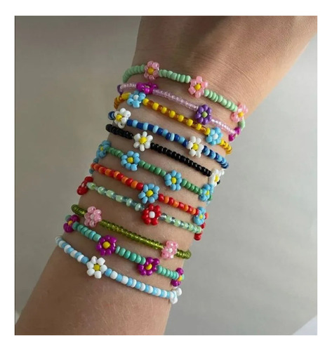 Caja De Mostacillas Bijoueterie Para Pulseras 15 Divisones Letras Dorada Y Plateada