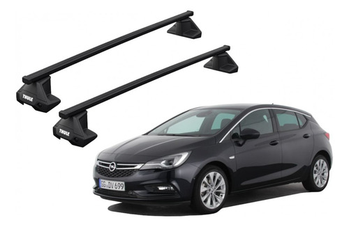 Barras Thule Opel Astra 10-15 Tn / Squarebar Evo