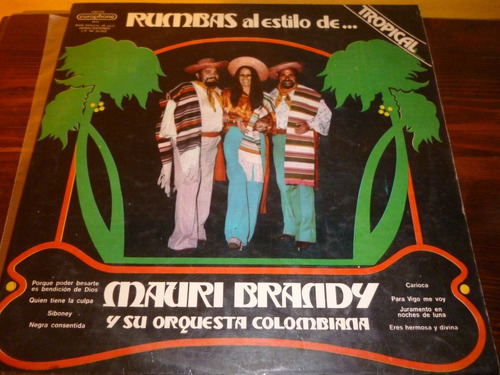 Lp Vinilo - Mauri Brandy - Rumbas Al Estilo De...