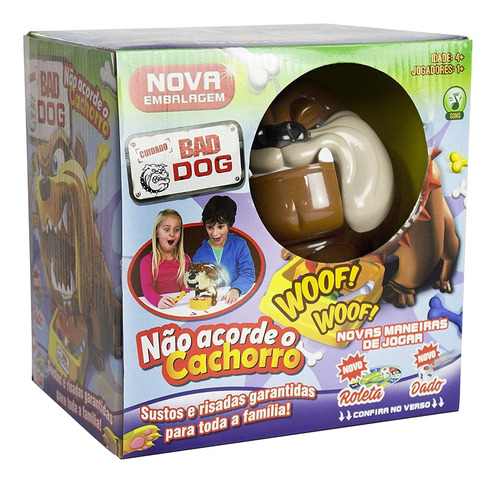 Imagem 1 de 3 de Jogo de mesa Bad Dog Polibrinq