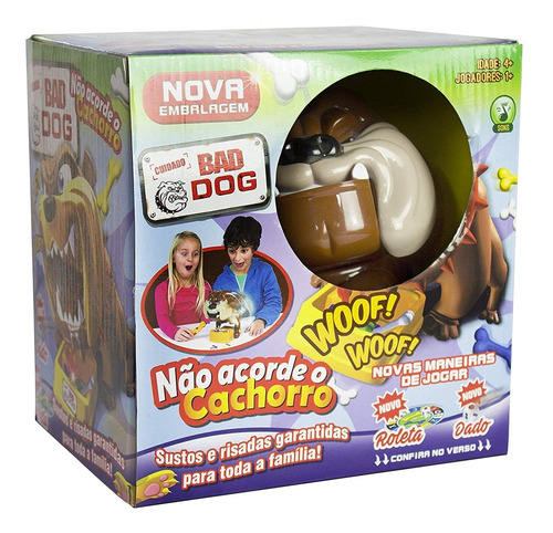 Jogo Bad Dog Polibrinq 2334 Nao Acorde O Cachorro